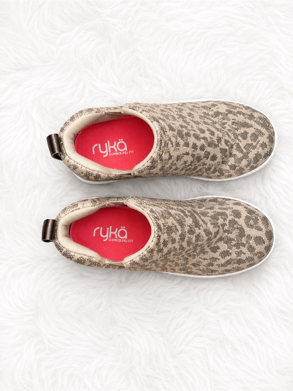 Ryka Surround Fit Leopard Print Slip On Sneakers Women’s 7.5 Animal Print - Picture 4 of 7